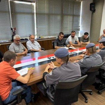 Reunião com Polícia Militar discute Fundo Municipal de Segurança Pública